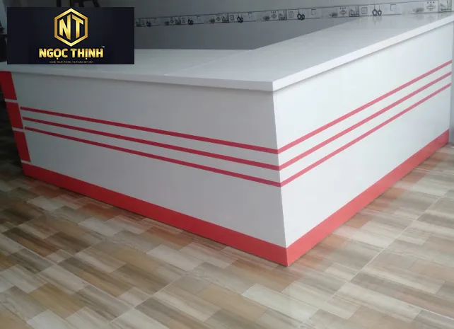 Xưởng Nội Thất Ngọc Thịnh Long Thành - Quầy Thu Ngân Cà Phê Trà Sữa Đơn Gian Giá Rẻ